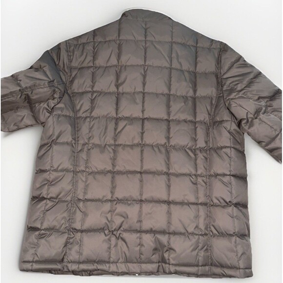 Cole Haan Signature Men’s XXL Quilted Jacket Brown Snap Zip Belted Collar Coat - Picture 12 of 13